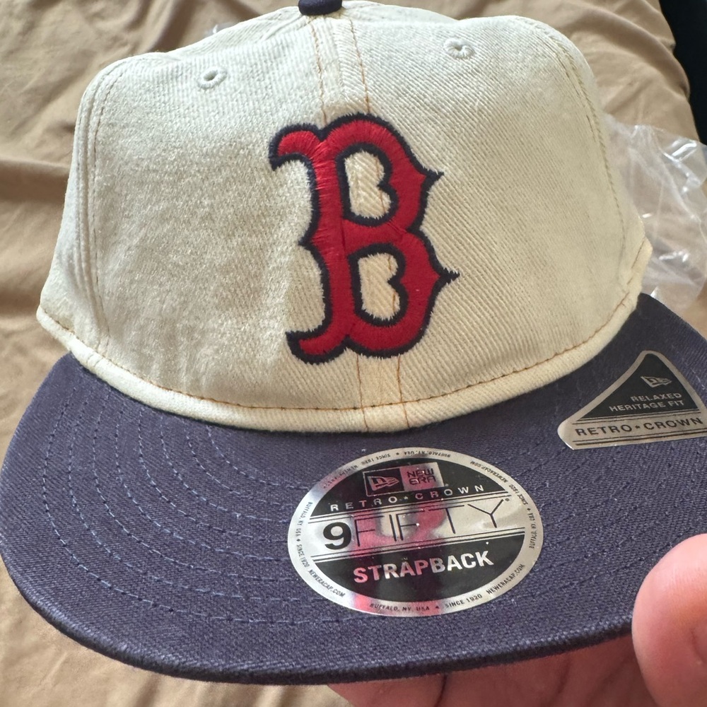 Beige And Black Strapback Cap - image 2